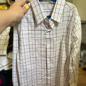 Calvin Klein boys long-sleeve button-down shirt